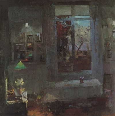 Window, April Evening, 1994, 36” × 36”
