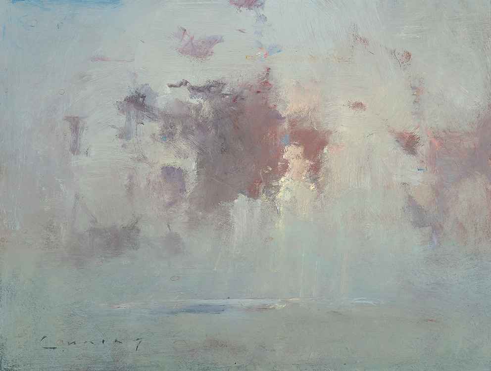 Evening Sky, Camber, 12" x 16"