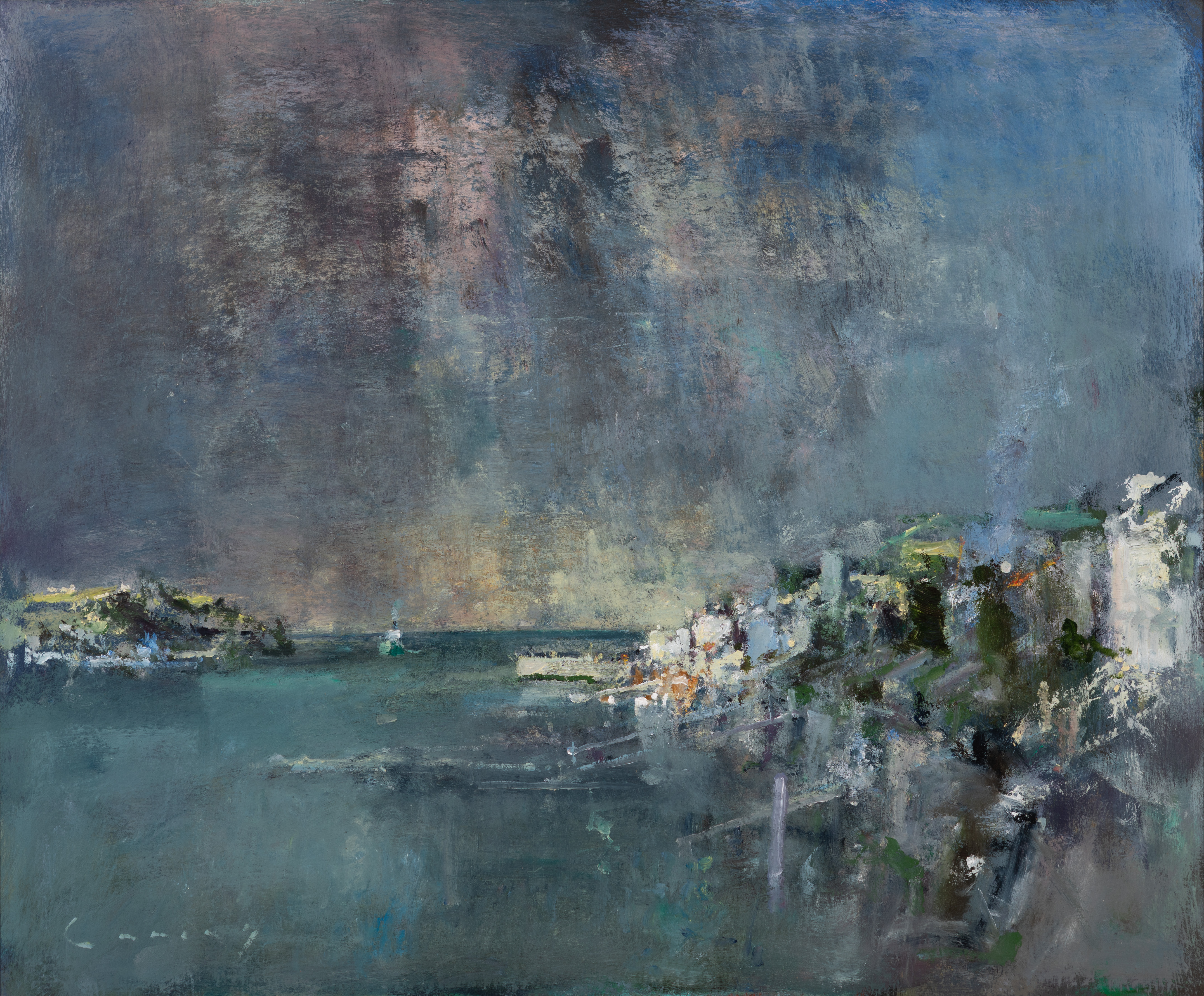 Cloudscape, Fowey Estuary, 28" x 32"