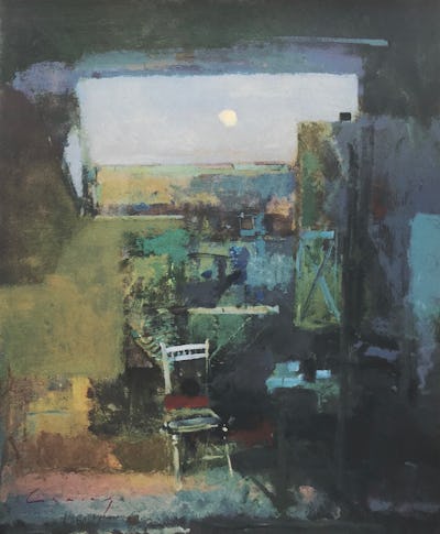 Studio, Evening Moonrise, 2012, Image and paper size: 46.5 x 38.5 cm