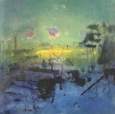 Garden Under Snow, 2009, Image and paper size: 47.5 x 47.5 cm