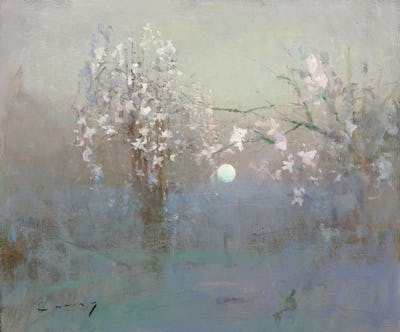 Blossom, Moonrise, 20" x 24"