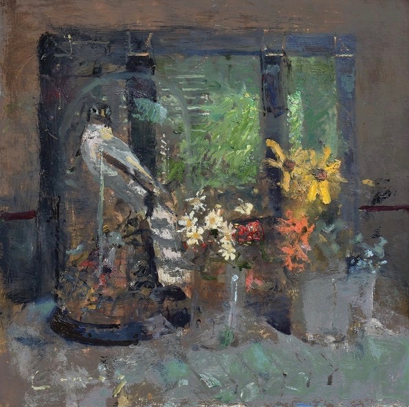 Mirror, Still Life, 16" x 16"