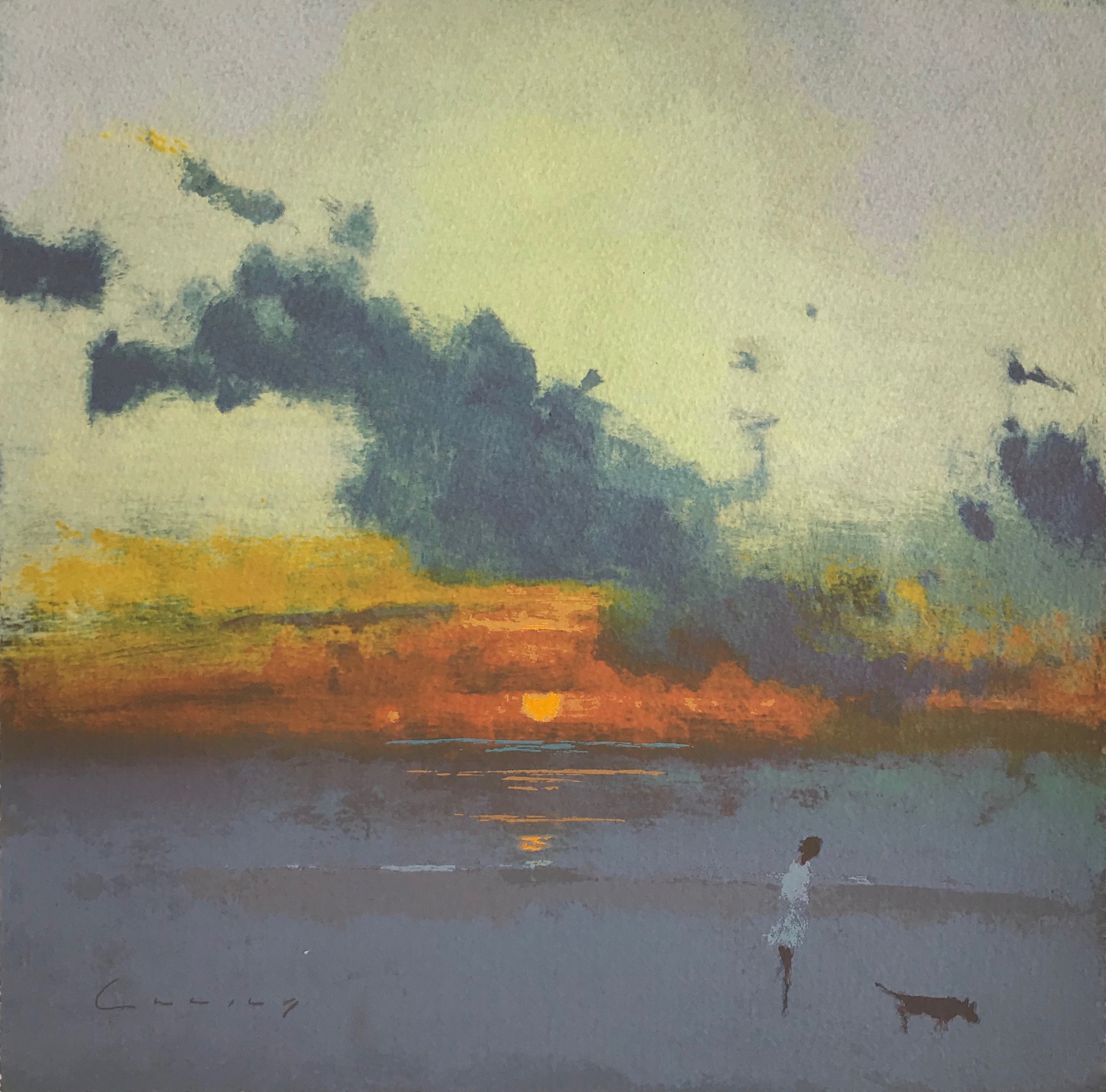 Sunset, Camber, 2010, Image and paper size: 30.25 x 30.25 cm
