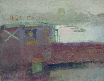 Folkestone Harbour, 1978, 8" × 10"
