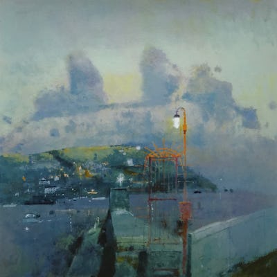 Waiting for the Ferry, Fowey Harbour, 2009, Image and paper size: 47.5 x 47.5 cm