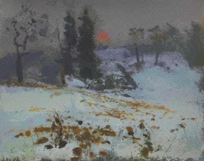 Winter Landscape, 2004, 25.5 x 32 cm