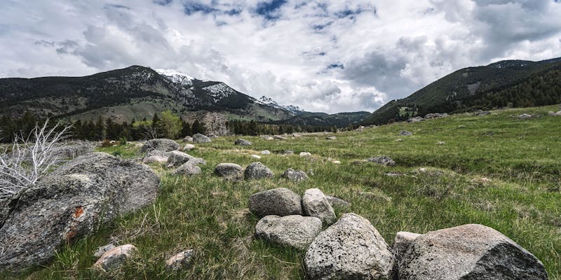 Montana Mountains and rocks