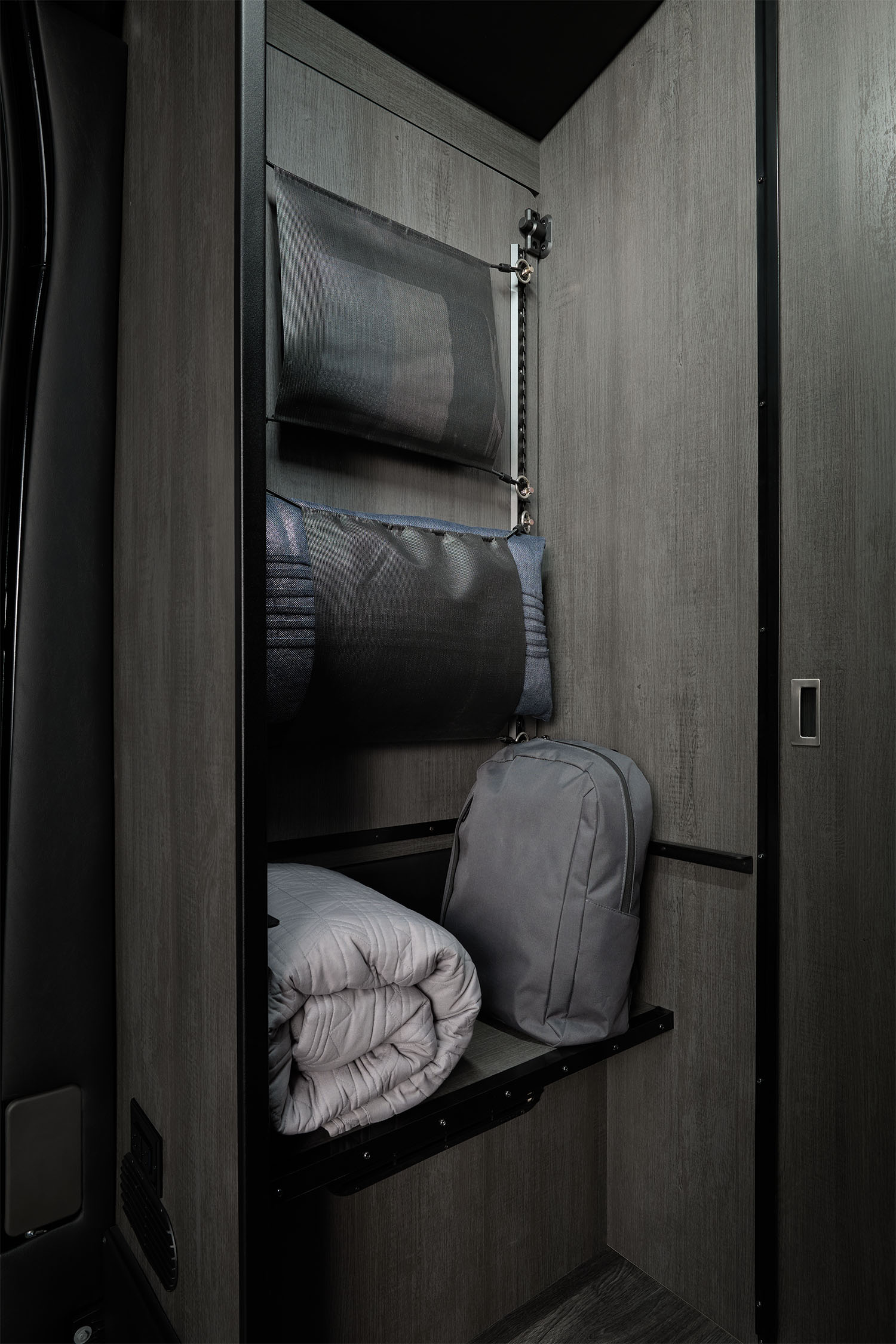 2027 Freedom Mover PX10 Deep Space Bath Driver Side Storage