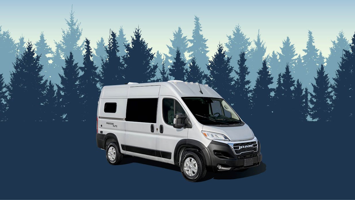 2025 Freedom Elite Class B Van Banner