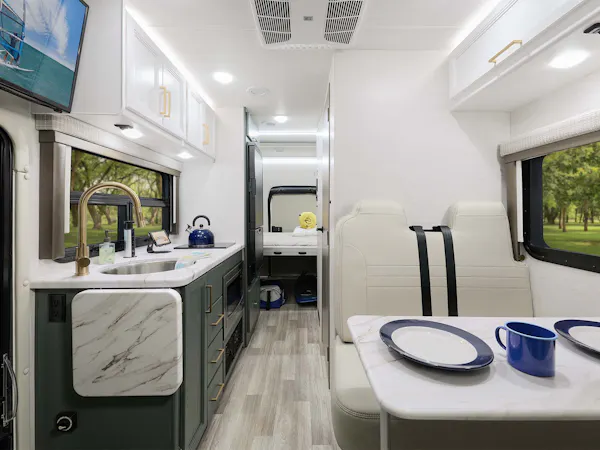 2025 Eddie Bauer 22ET Dinette and Kitchen