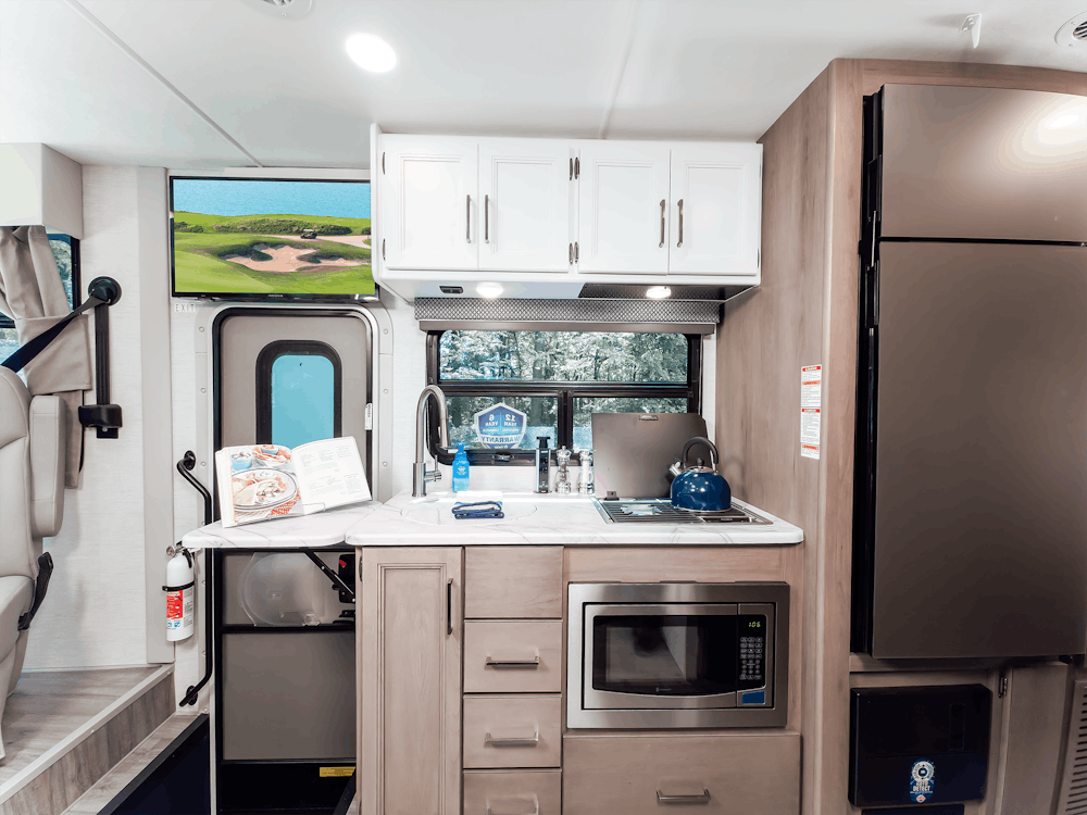 Freedom Traveler A24 Ashland Gray Napa Collection Kitchen