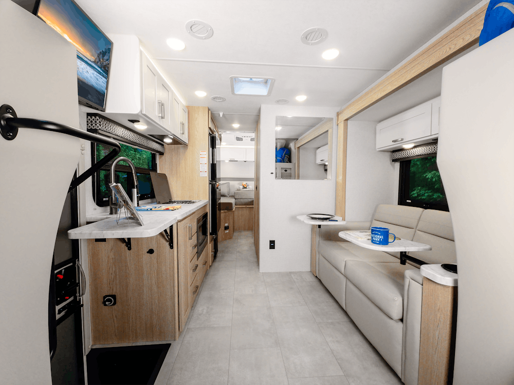 Freedom Elite Transit AWD 24KE Estate Gray Hampton Collection Front to Back