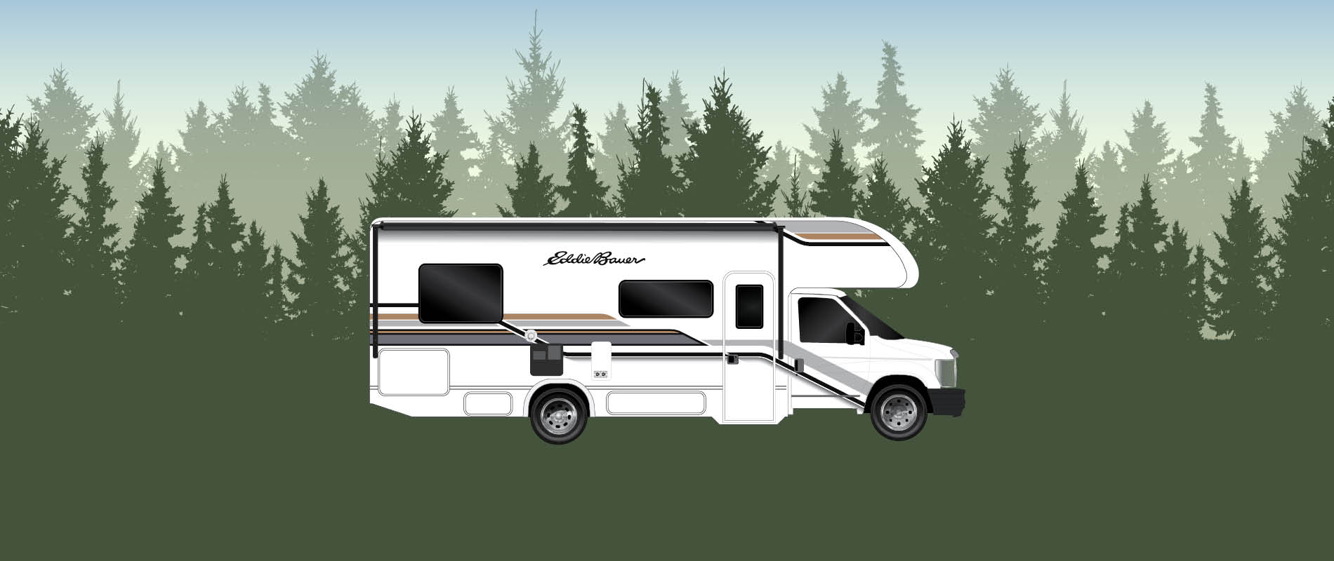 Eddie Bauer Script Logo Standard Graphics Class C