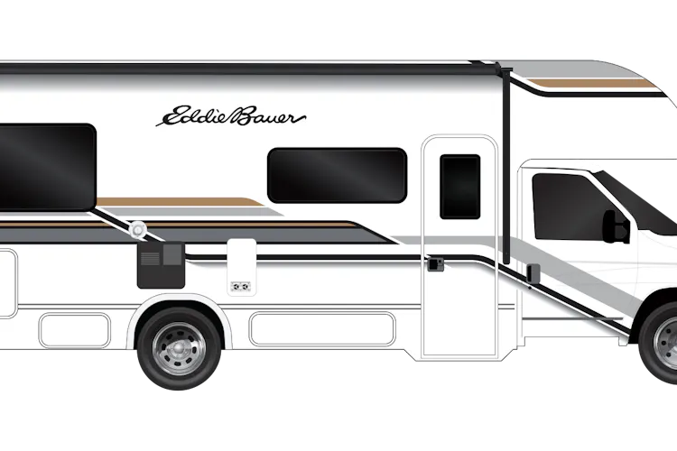 Eddie Bauer Script Logo Standard Graphics Class C Profile