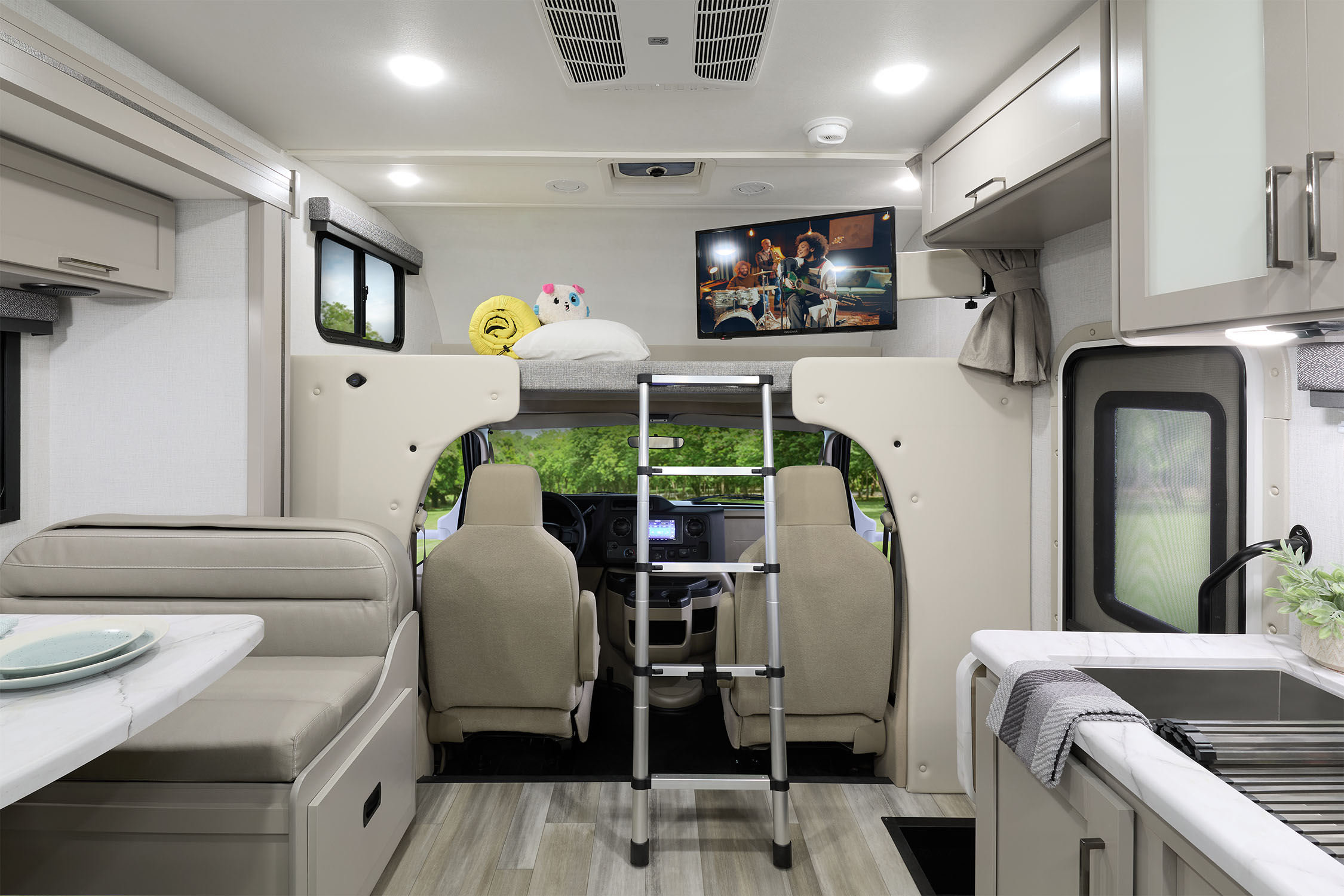 2026 Coleman 25EZ Blue Mist Coastline Grey Cabover Bunk