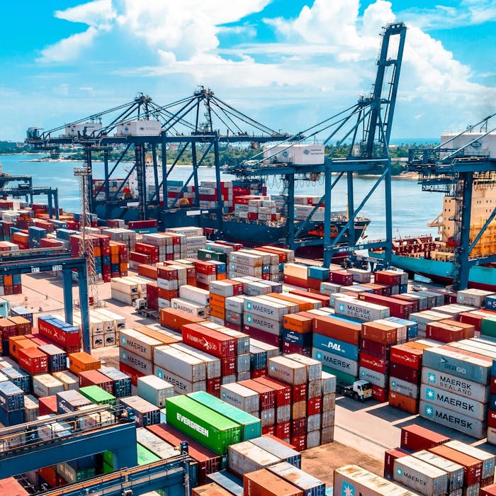 Worker with tablet and radio