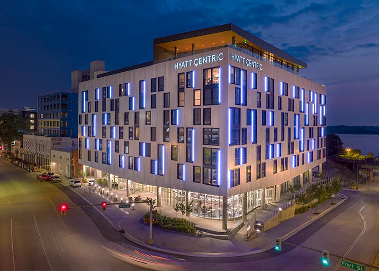 Hotel Exterior for Architecture, Engineering & Surveying Services