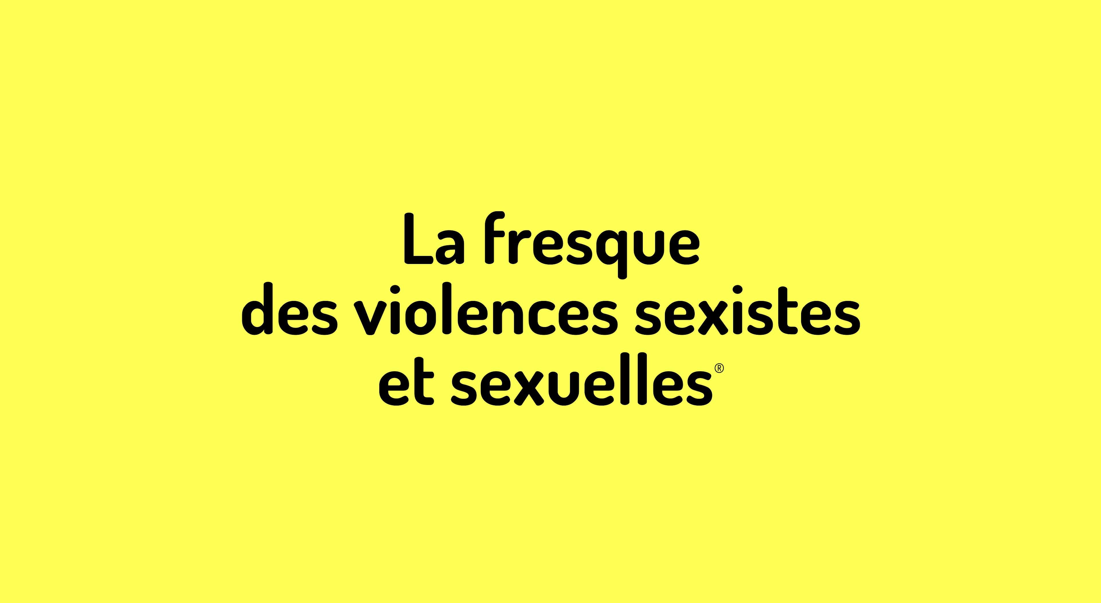 La fresque des violences sexistes et sexuelle