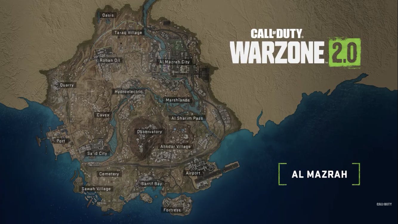 Al Mazrah, mappa di Warzone 2.00