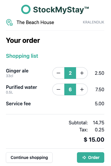 Store checkout