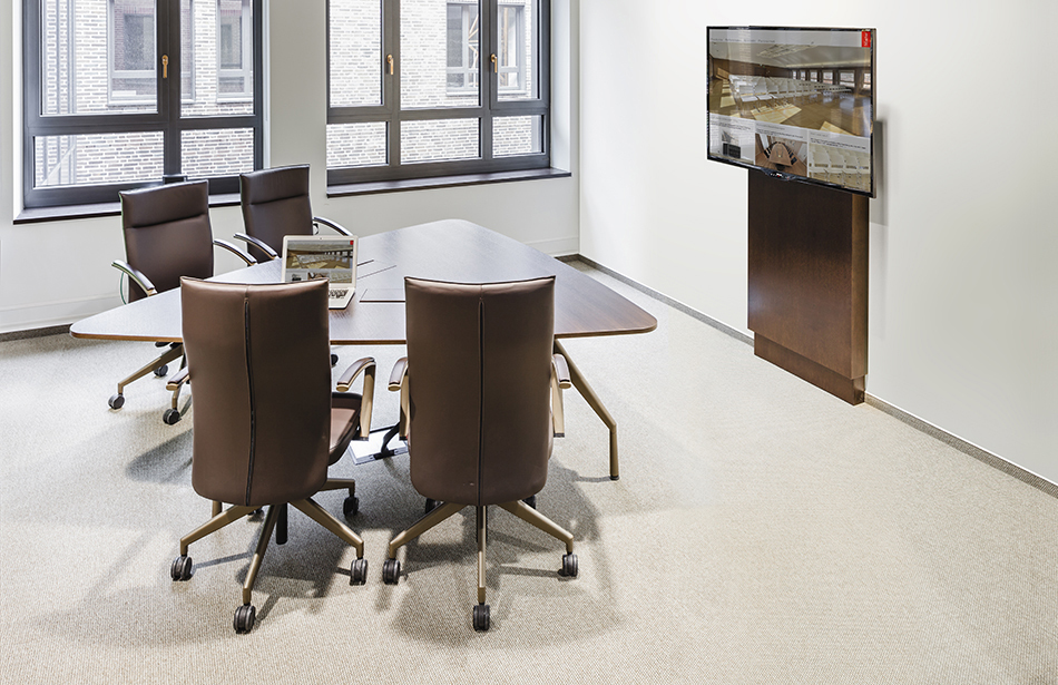 Verwaltungsgebäude, Frankfurt a.M. | Stühle: pharao comfort | Tisch: fallon