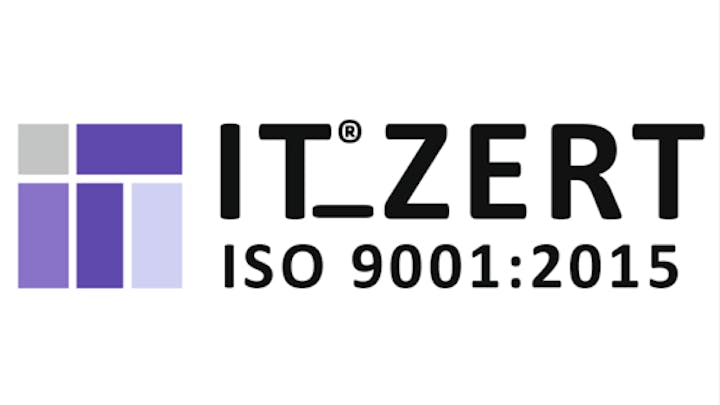 Zertifikate ISO 9001- Qualitätsmanagementsystem- Erstzertizierung: 17.01.2012- Gültig bis: 17.01.2027