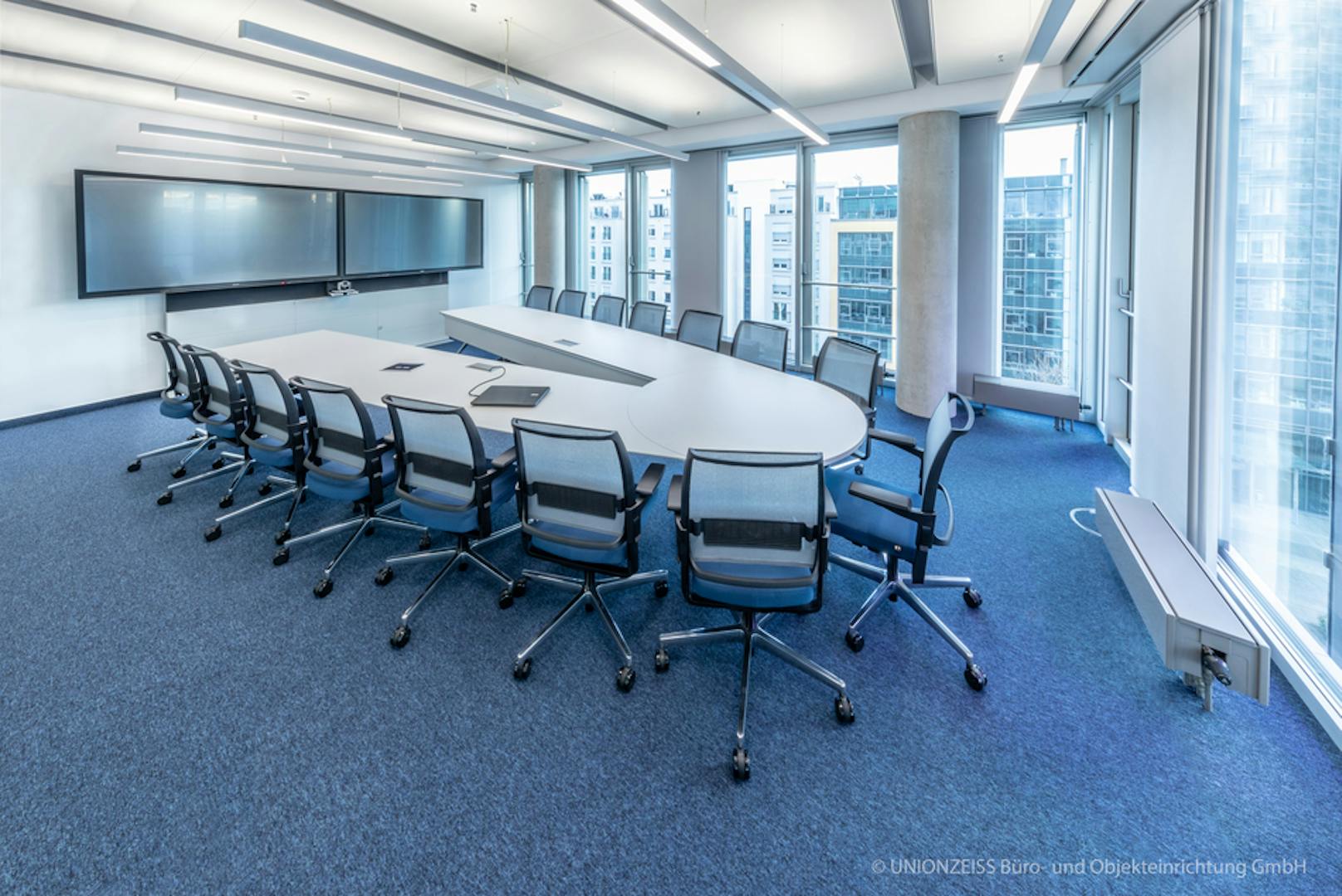 References- OSIsoft Europe GmbH- Frankfurt- fallon VCT conference system- MICO-2 298 acoustic media stele