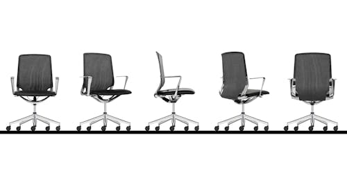 Produkte-Sitzgelegenheit-Konferenzstuhl-primo-Rückenlehne kurz