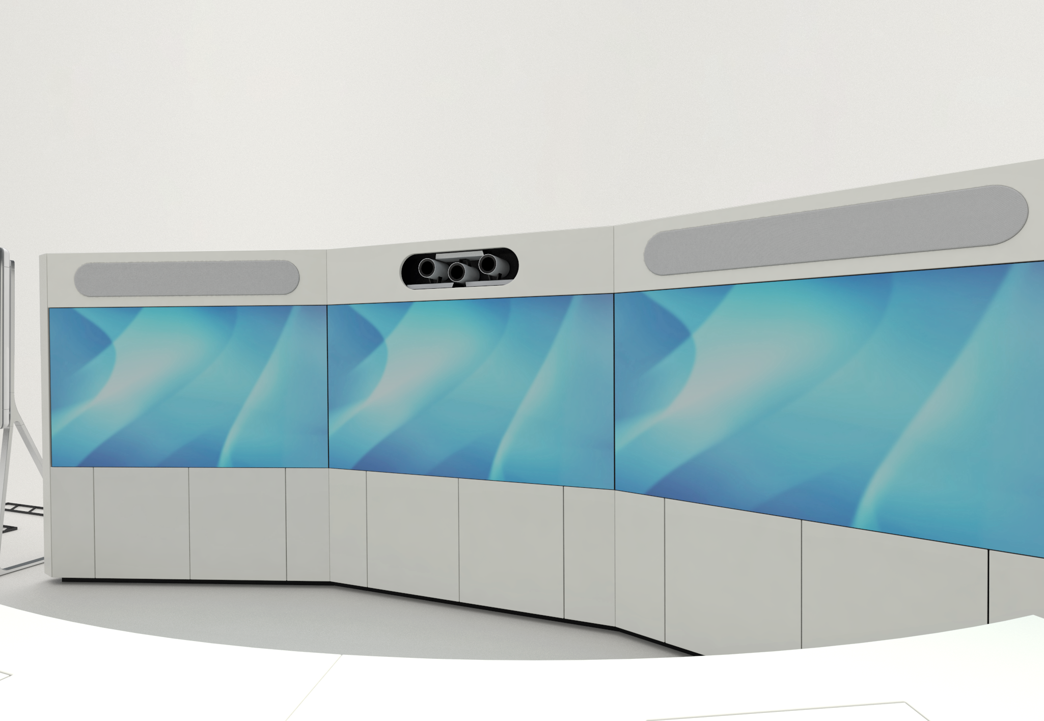 Max-Planck-Institute, DE I MPS I LED Wand I Videokonferenz