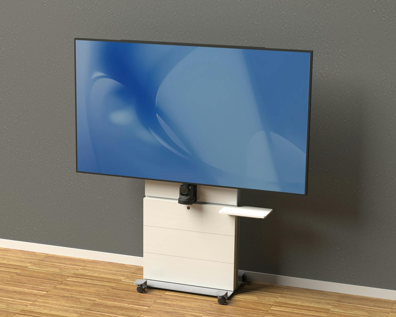 Produkte- Medienmöbel- Medienstelen- MICO-2 Lift- Fahrwerke- Tablar- Kamera