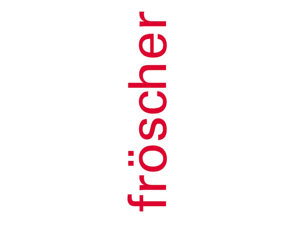 fröscher Logo mit weißem Hintergrund quadrat horizontal