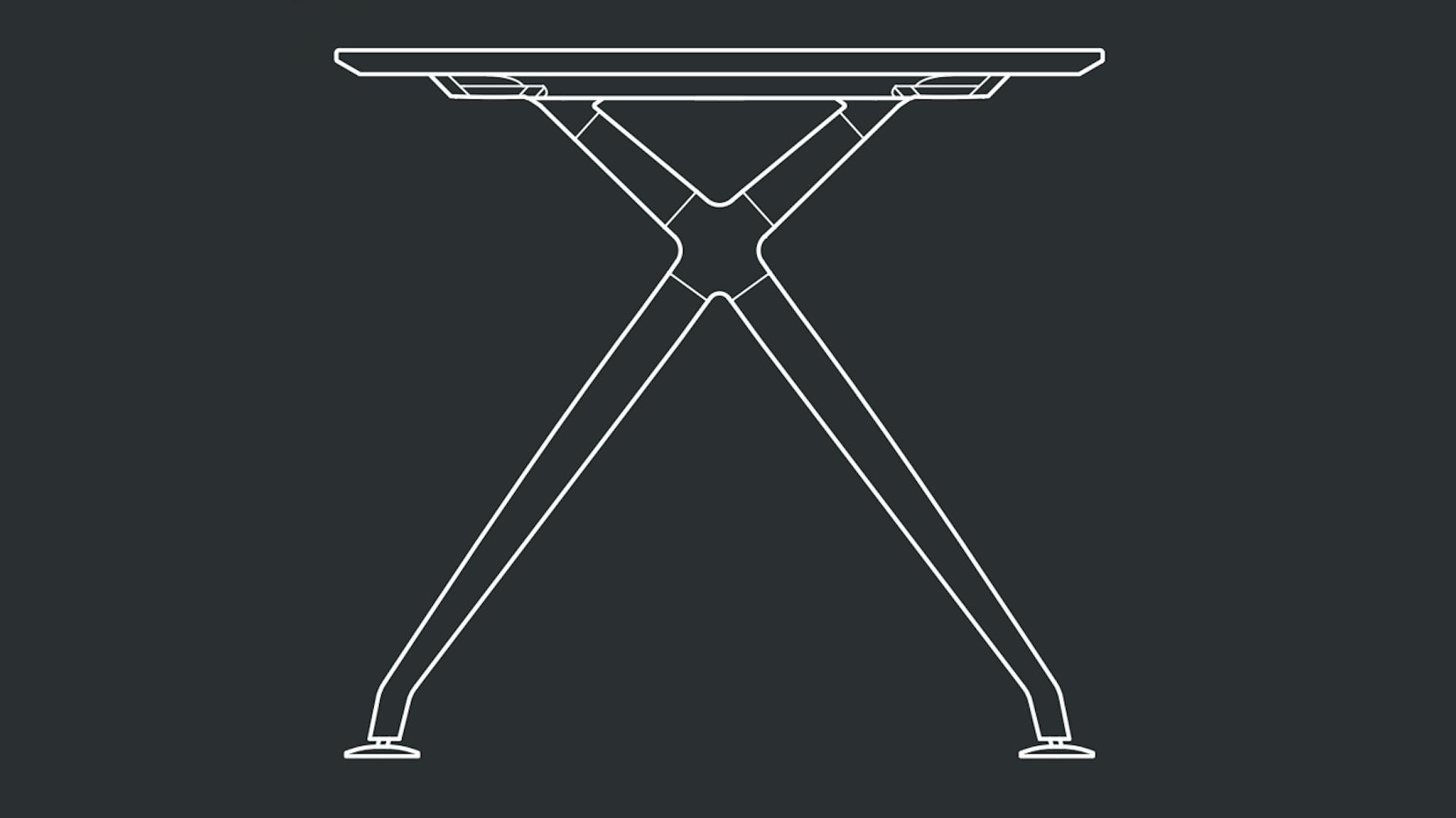 Produkte-Tische-base Tischsysteme-xcone