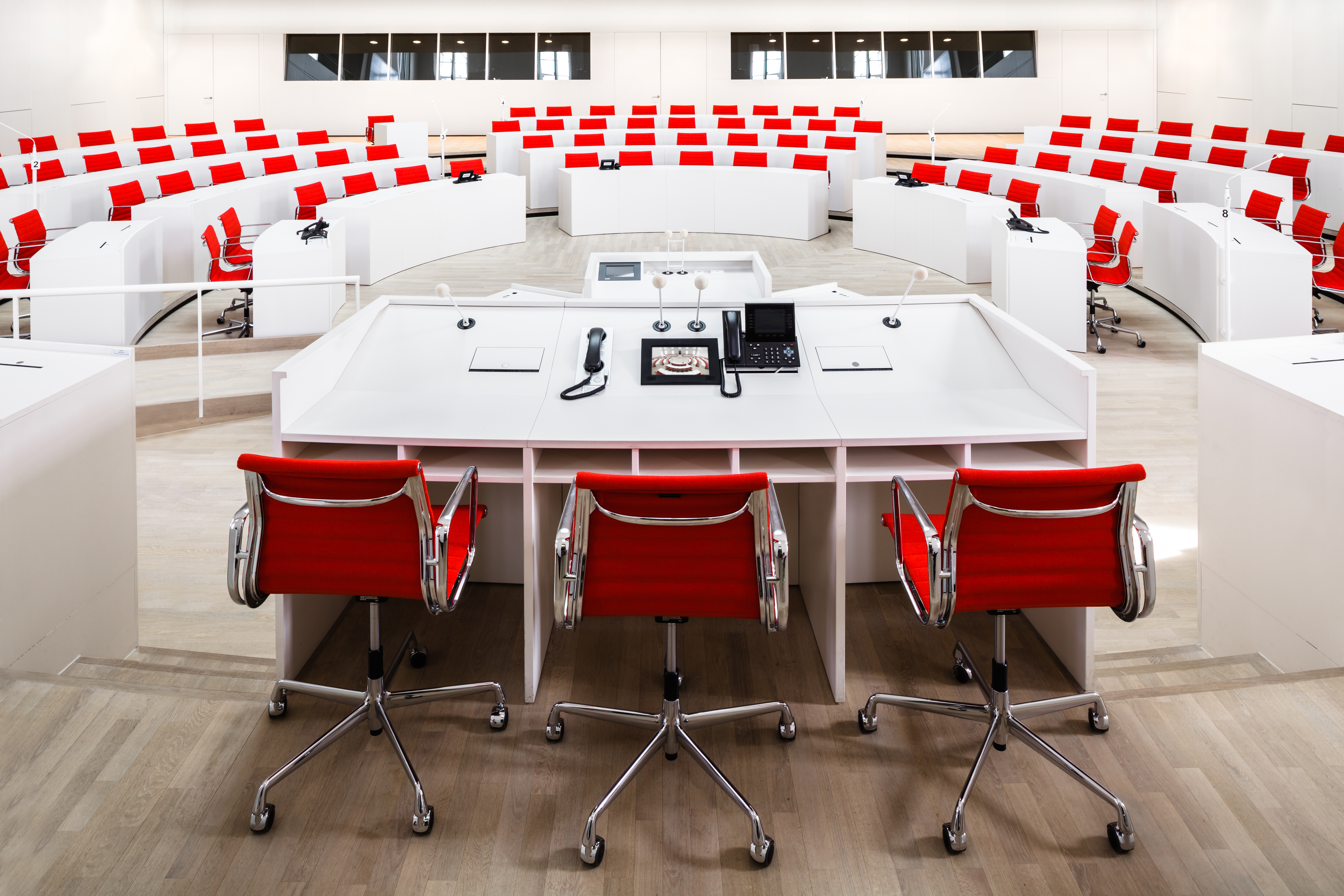 Landtag Brandenburg, Potsdam | Sonderlösung | Entwurf: Peter Kulka Architektur