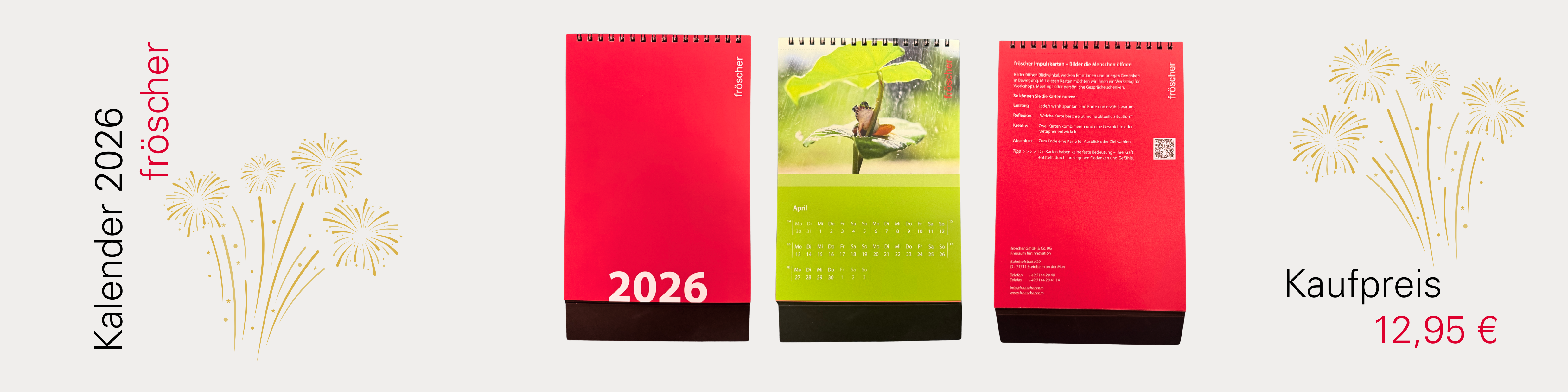 fröscher Kalender 2026 Banner 