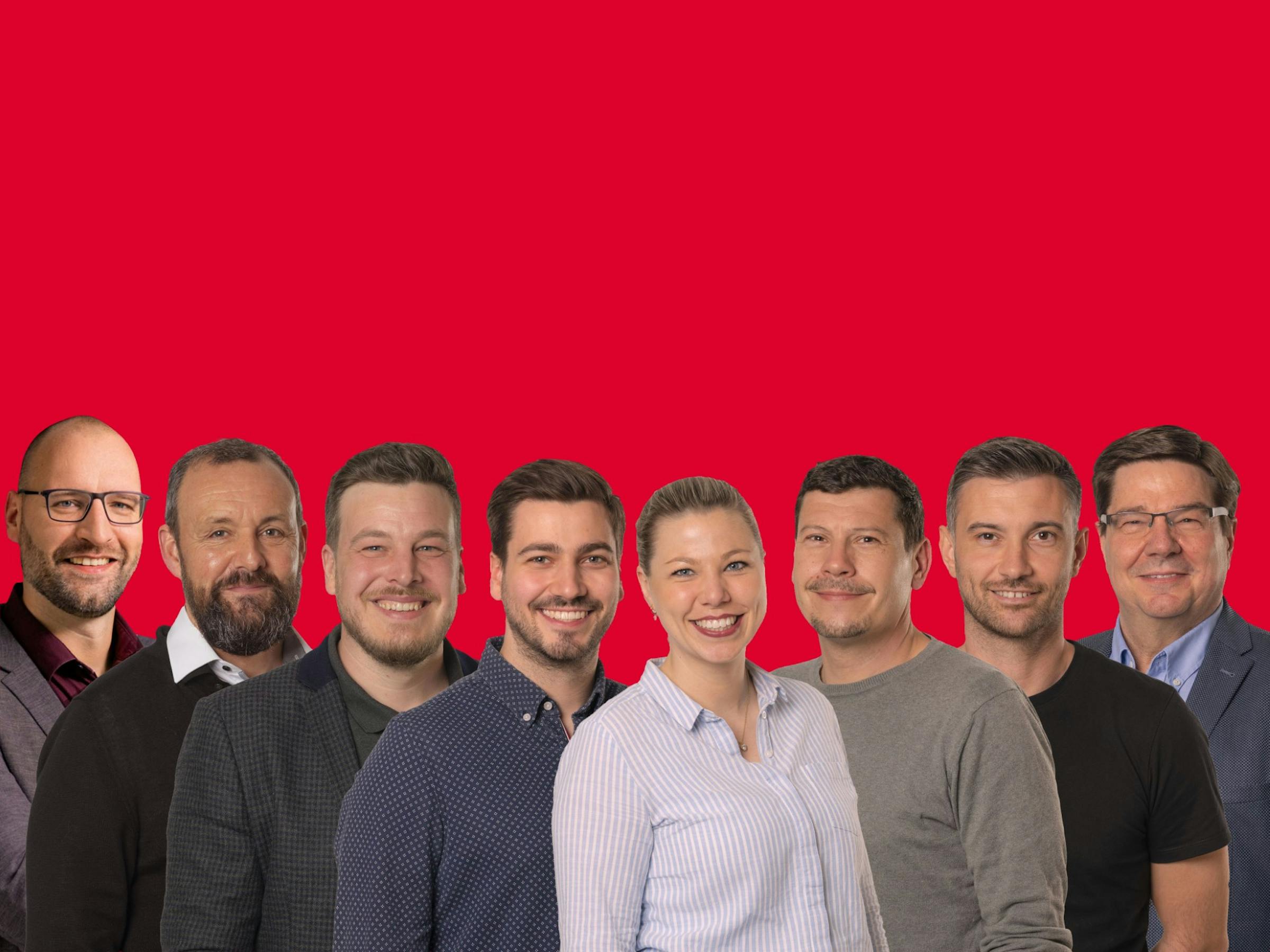 Teambild Vertrieb Ansprechpartner