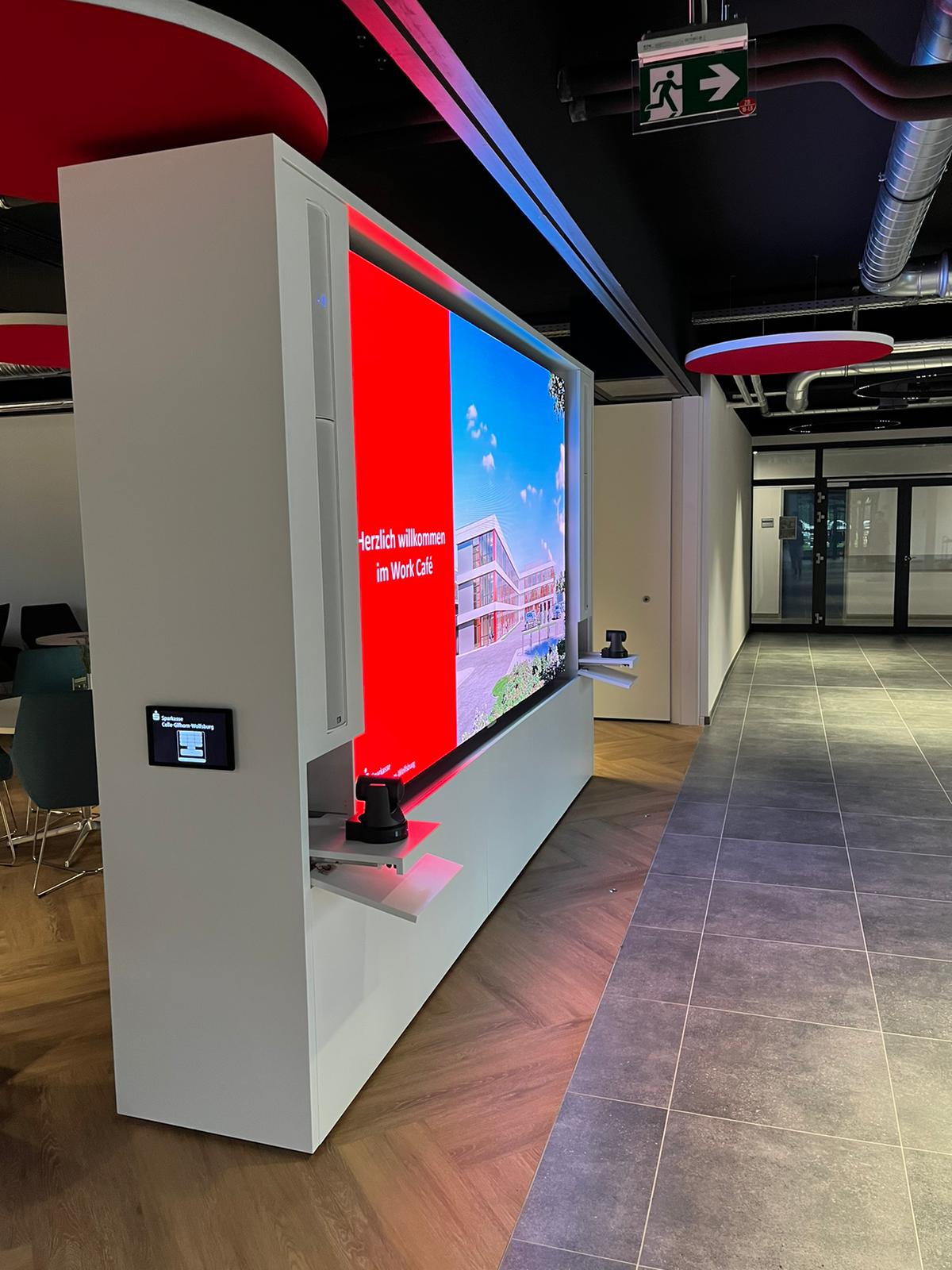 LED wall savings bank