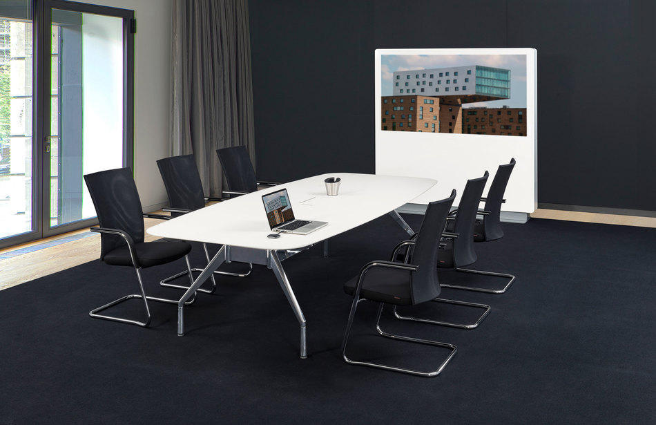 Produits- Tables- fallon Table de conférence-pharao net Piétement luge