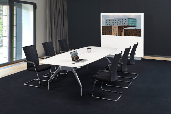 Produits- Tables- fallon Table de conférence-pharao net Piétement luge