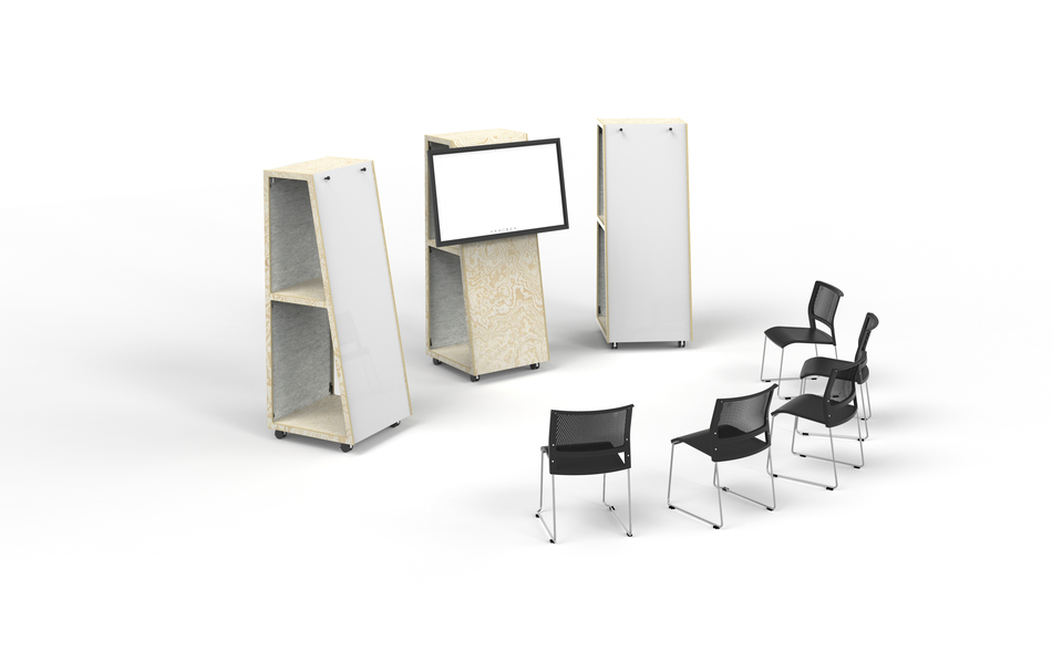 Produkte- Medienmöbel- Flipchart- A Frame Flip- A Frame Chart- klif Stapelstuhl 