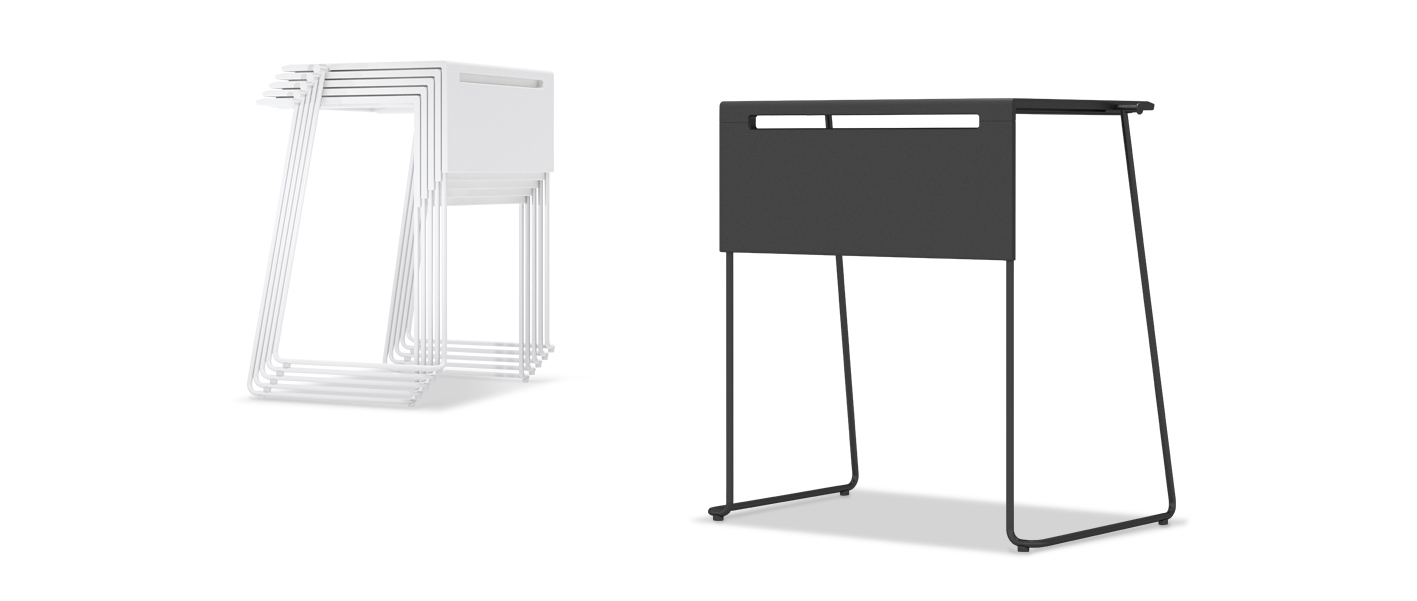 Produits-Tables-Table empilable-klif Table empilable