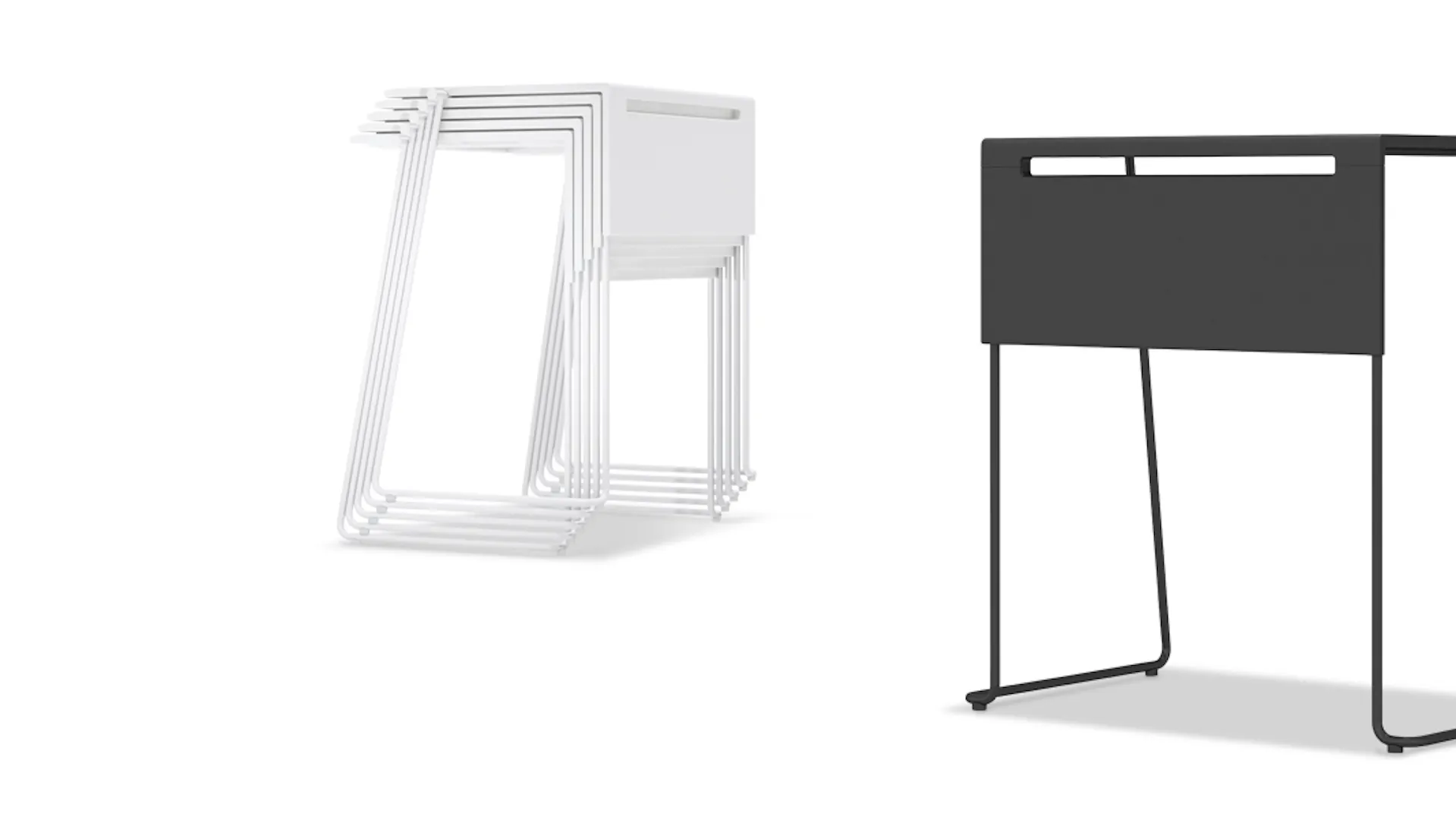 Produits-Tables-Table empilable-klif Table empilable