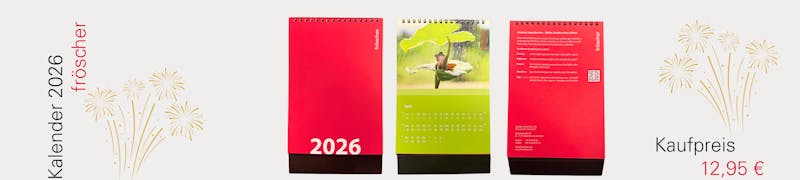 fröscher Calendrier 2026 Bannière