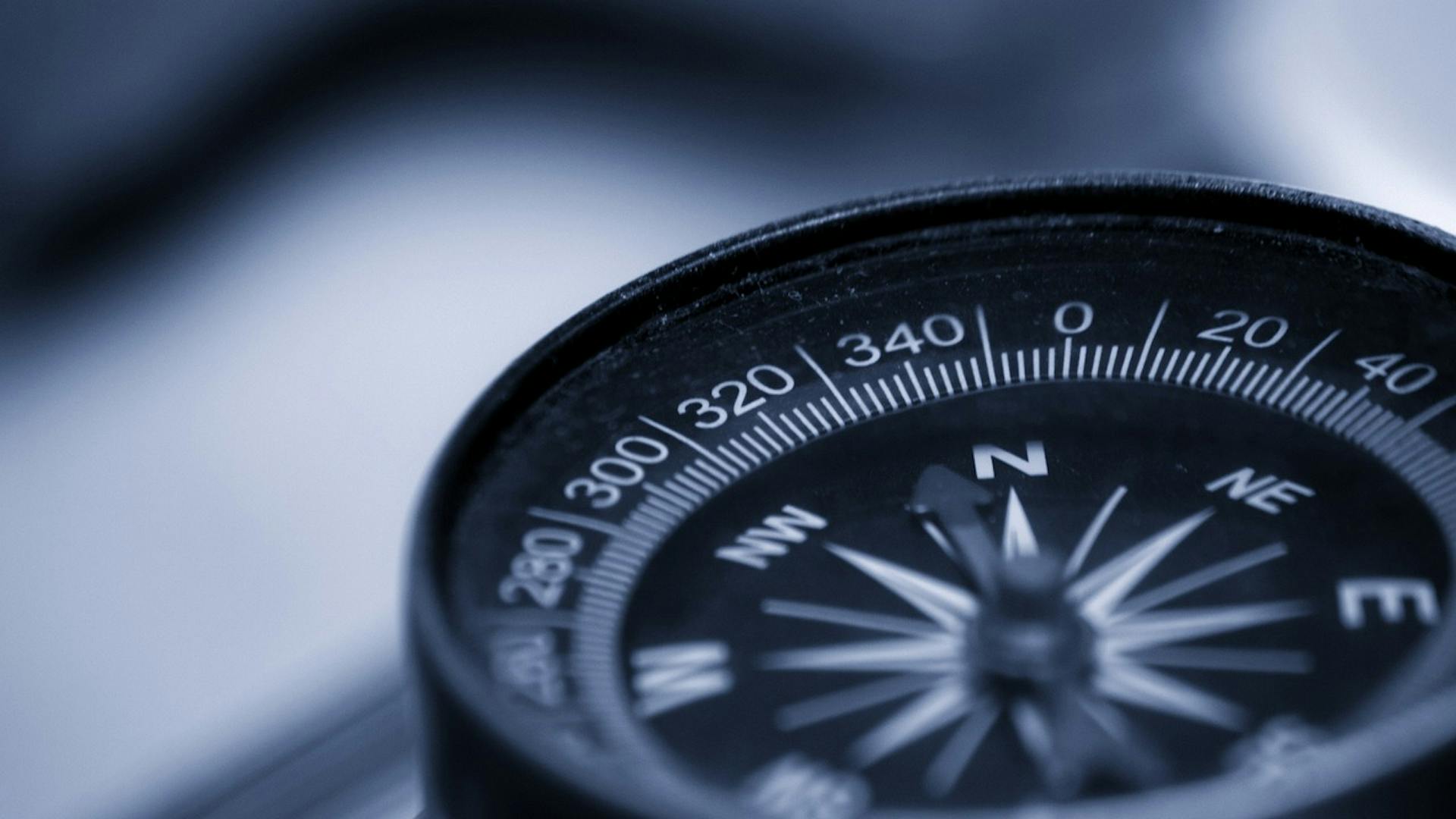 Kompass-Beziehungsraum