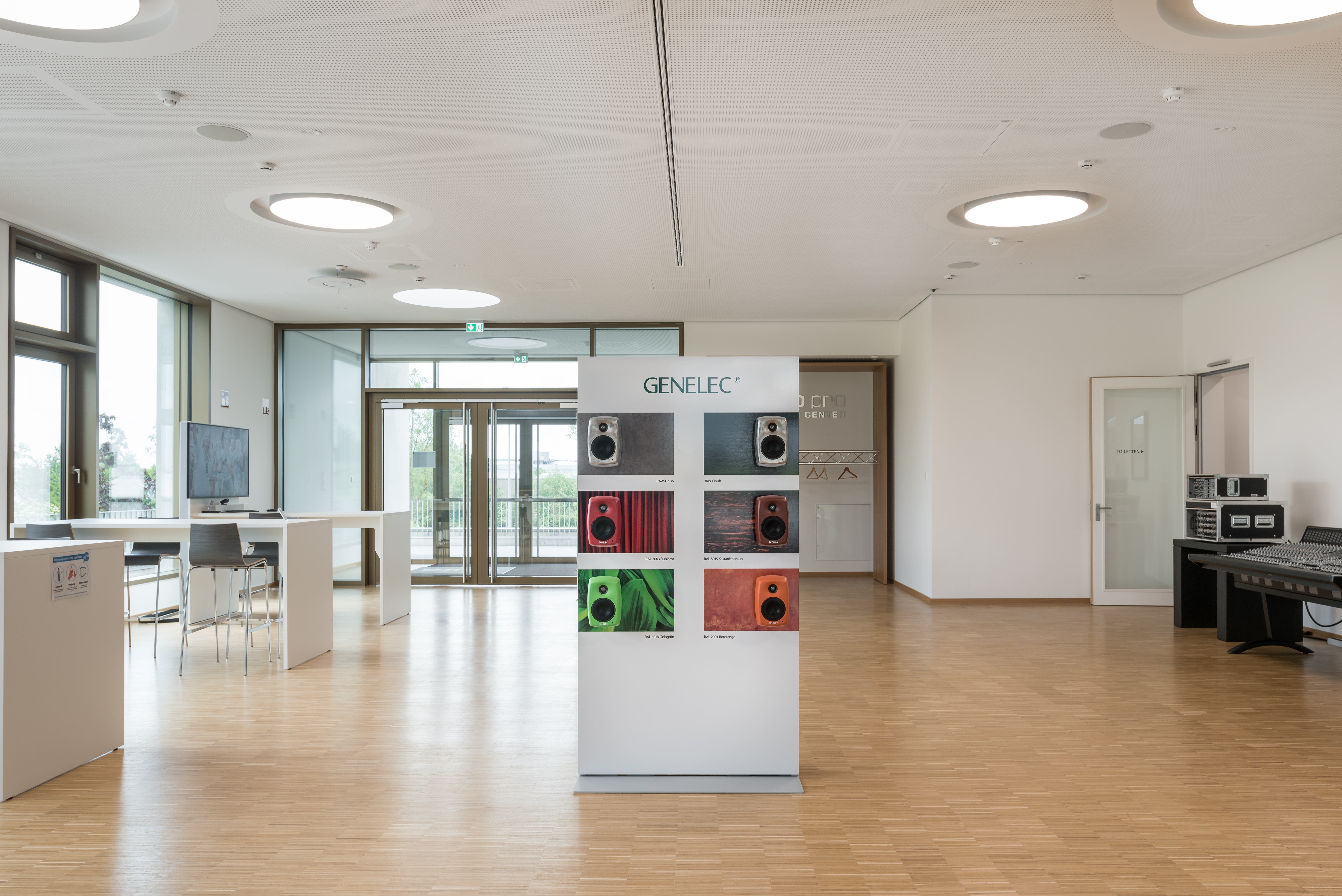 audio pro Heilbronn | MICO-Slim presentation stele digital print