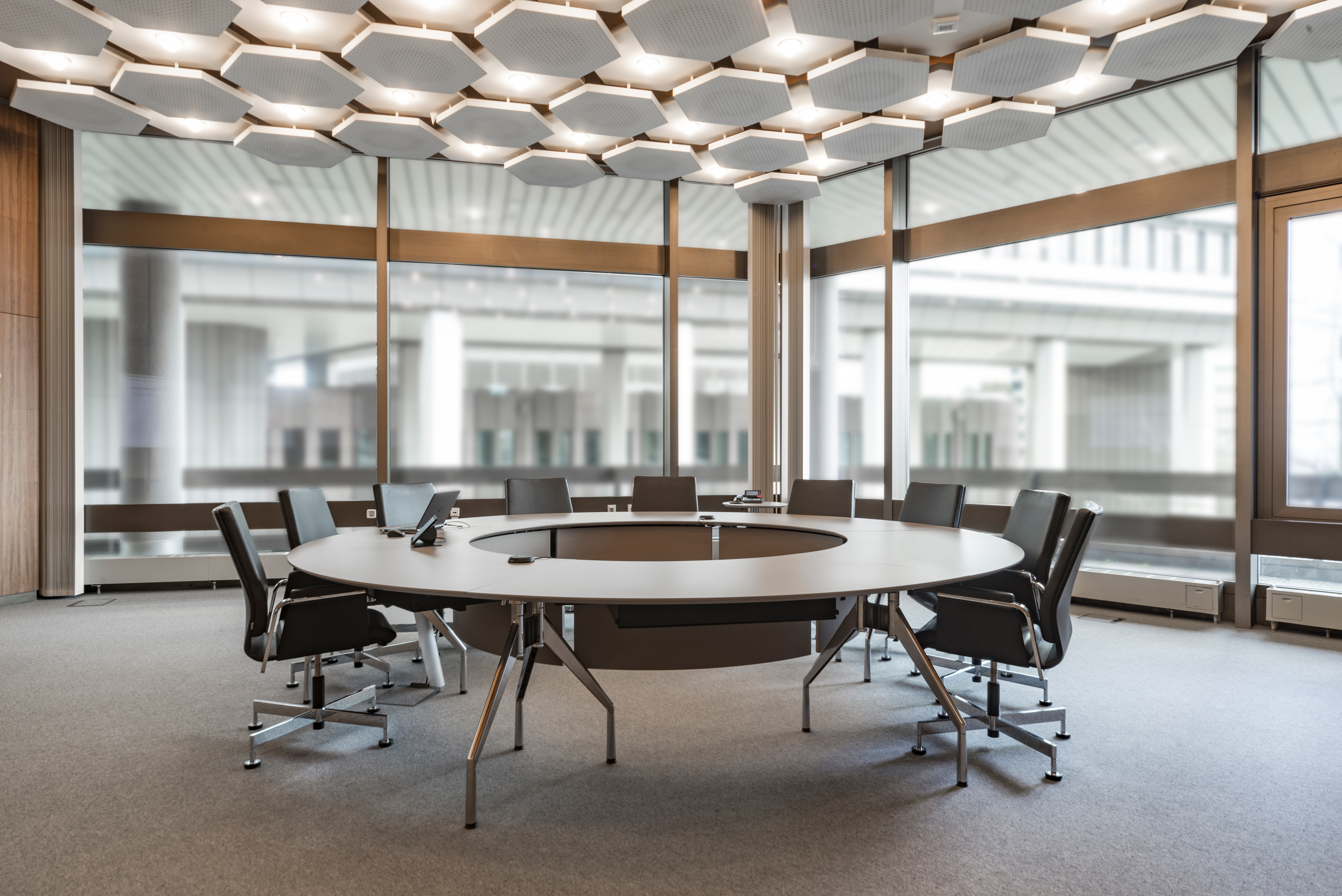 References-Picture gallery-Nuremberg administration building-Conference table fallon