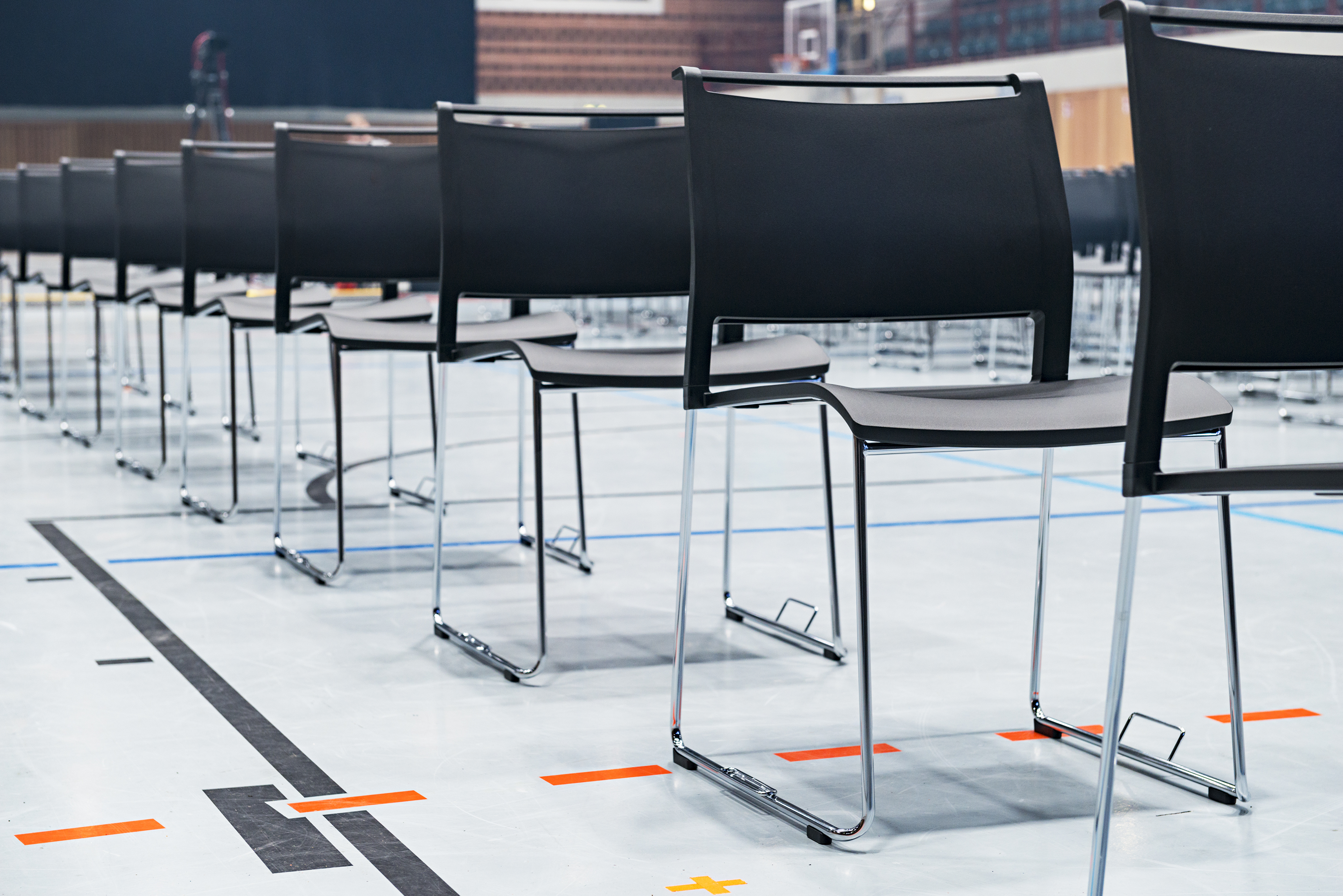 References-Picture gallery-tectake arena Würzburg- klif multi-purpose chair stacking trolley