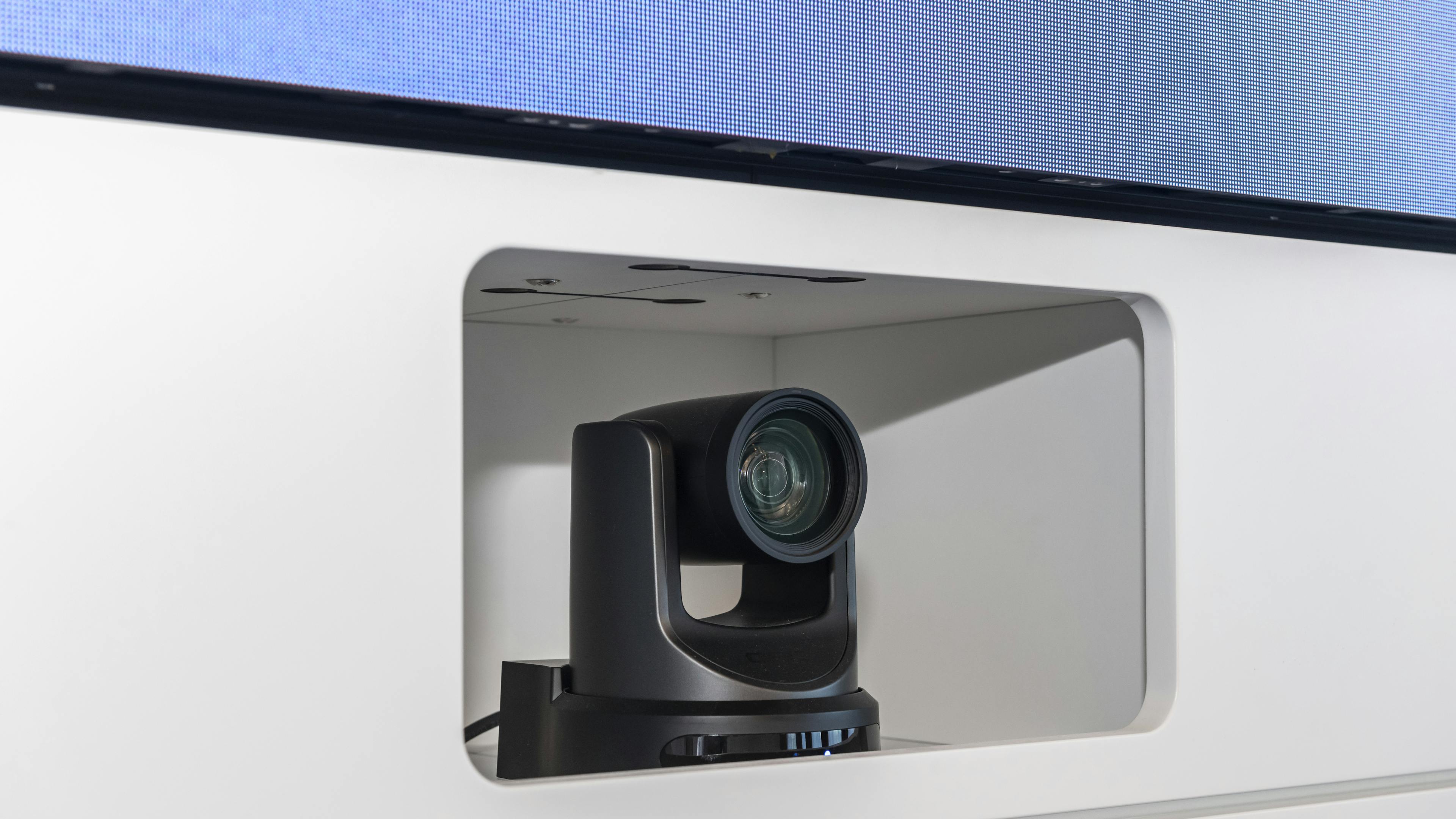 Références_Galerie d'images_Ministère_des_Finances_Stuttgart_LED_Mur_média_Intégration_Technique