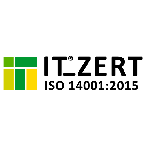 Certificates- ISO 14001- Quality management system- Initial certification: 17.01.2012- Valid until: 17.01.2027