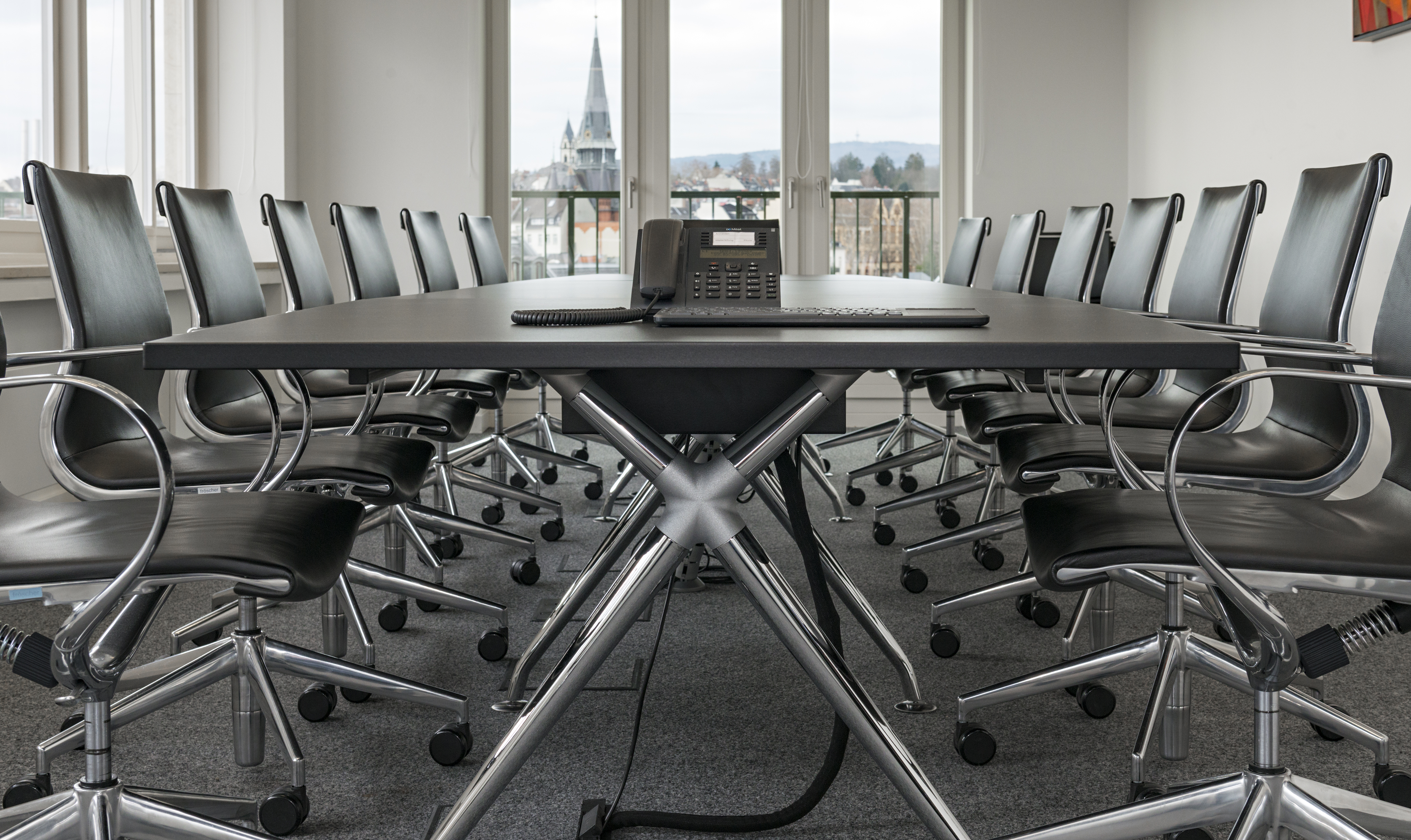 References-Picture gallery-Ministry Wiesbaden- xcone conference system- alino conference chair- klif multipurpose chair